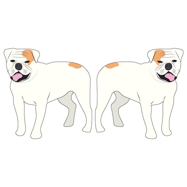 Signmission American Bulldog Dog Decal, Dog Lover Decor Vinyl Sticker D-24-American Bulldog - main